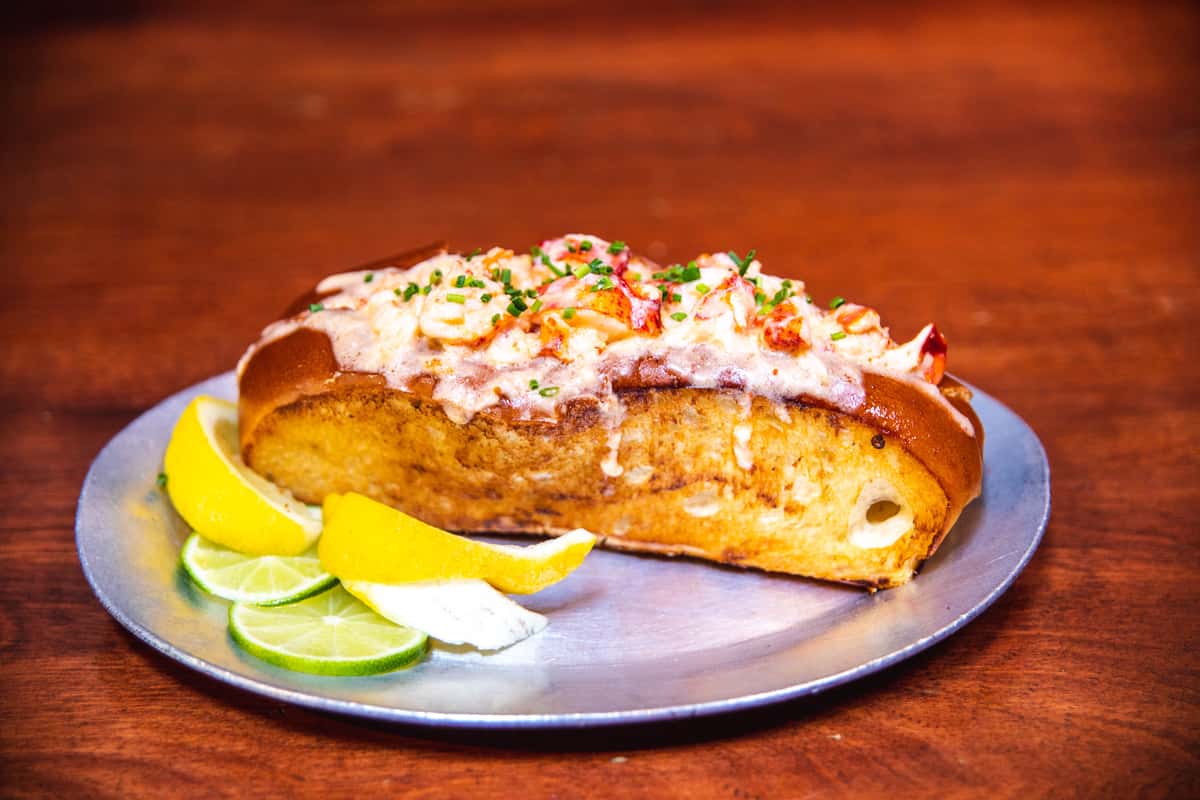 Warmed Lobster | Creamy Lemon Butter Sauce | Chives | Toasted Brioche Toll
