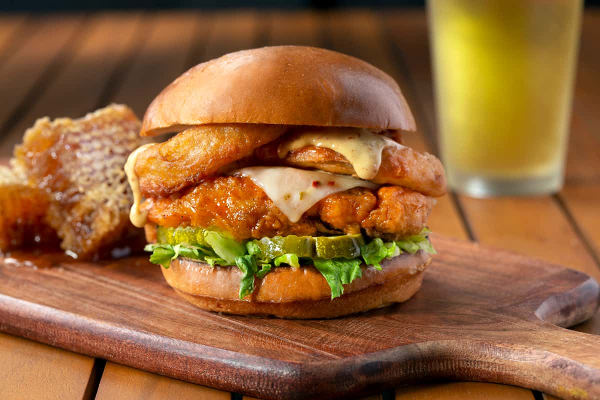 Honey Hot Chick'n Lick'n Chicken Sandwich