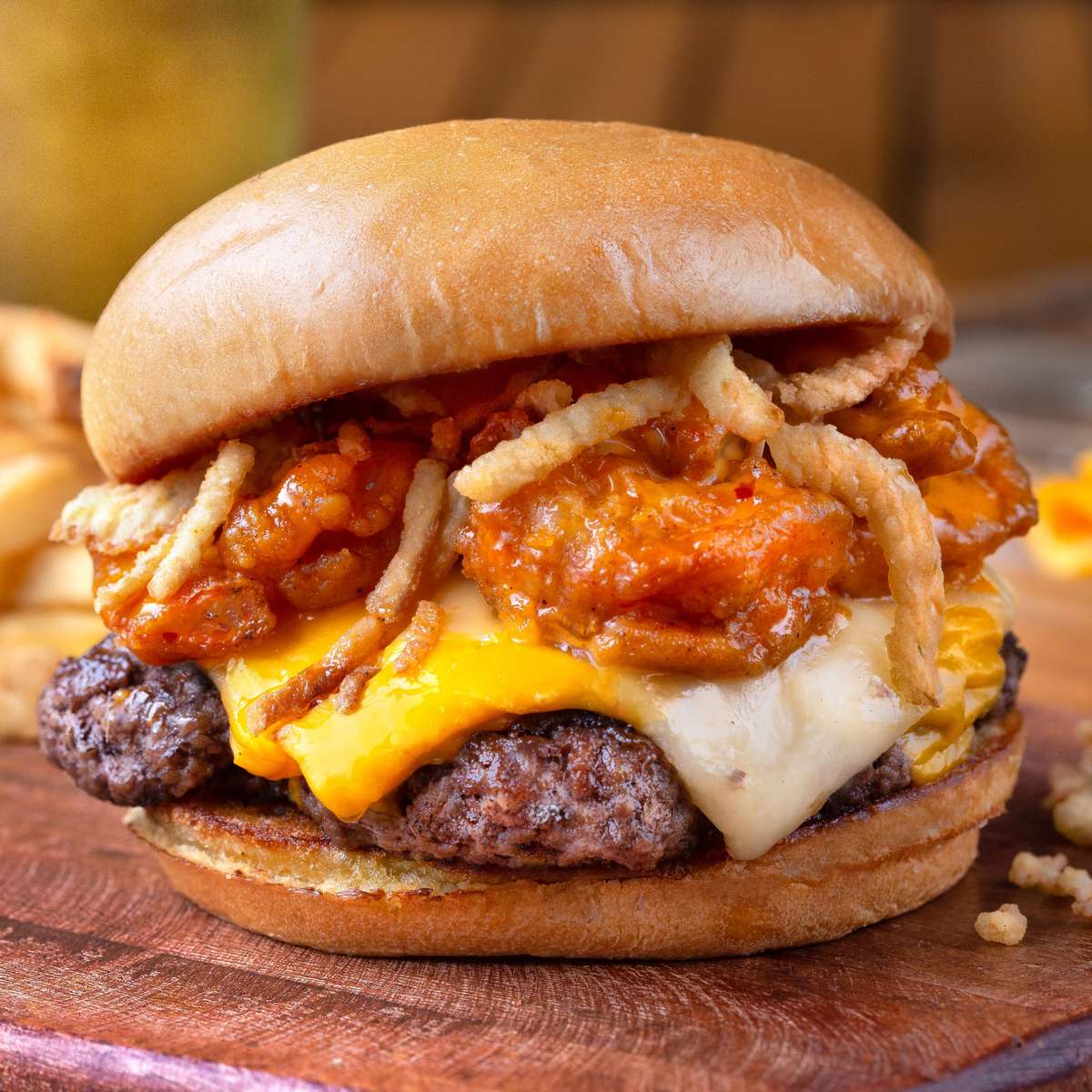 Boom Boom Smash Burger from Dick's Big Bad Burgers Menu