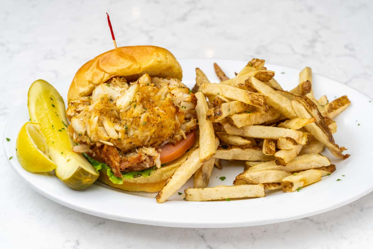 Jumbo Lump Crab Cake Sandwich