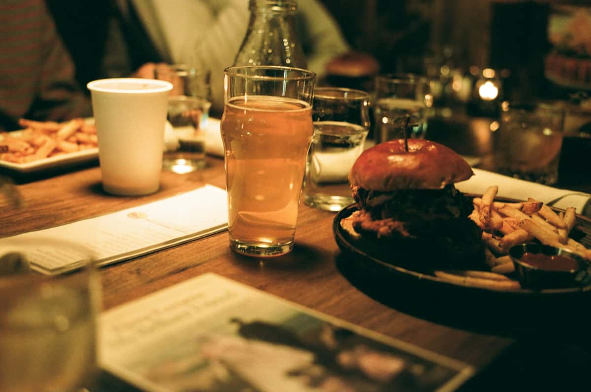 Beer and burgers