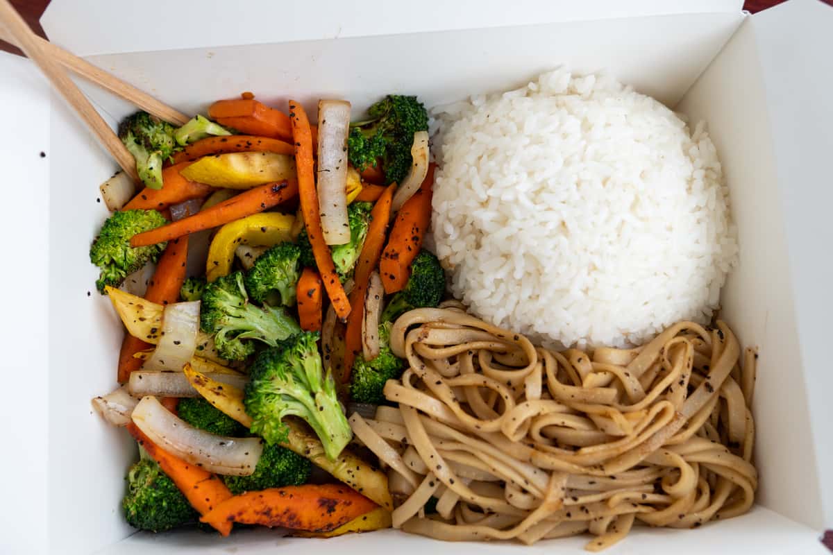 Vegan hibachi