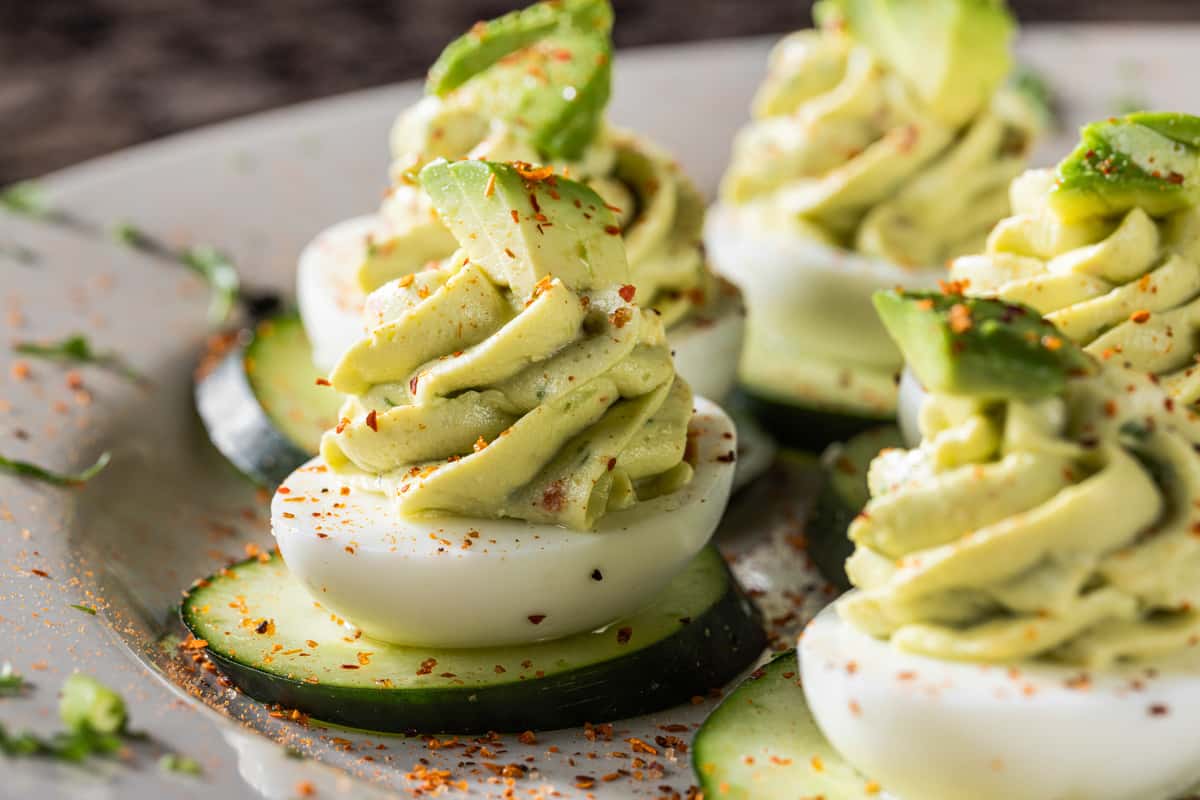 Avocado Dressed Eggs