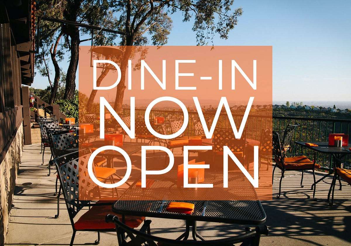 Dine-in Now Open