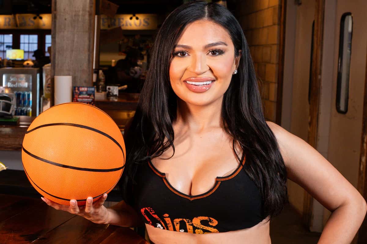 Girl with basketball