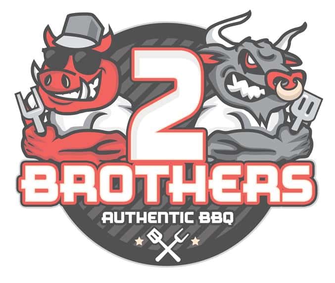 2 Brothers authentic bbq logo