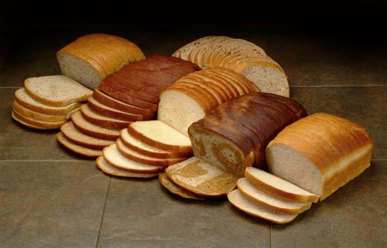 loaves of bread cut in slices