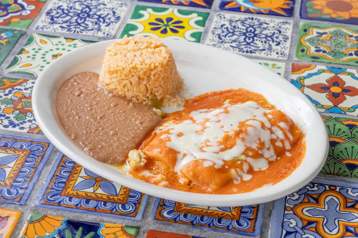 Seafood Enchiladas