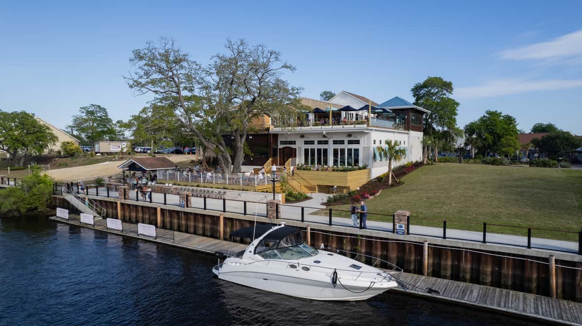 Boating at Big Chill Island House