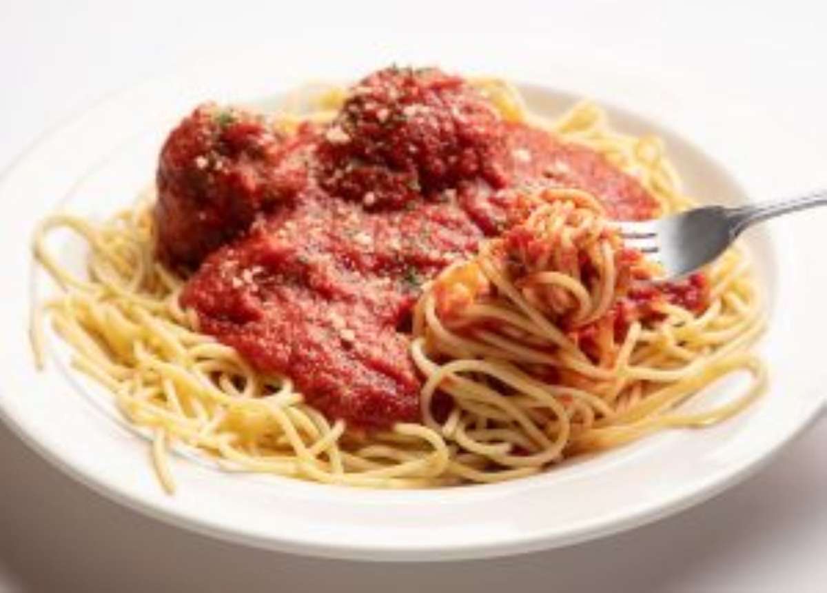 Spaghetti with Fork