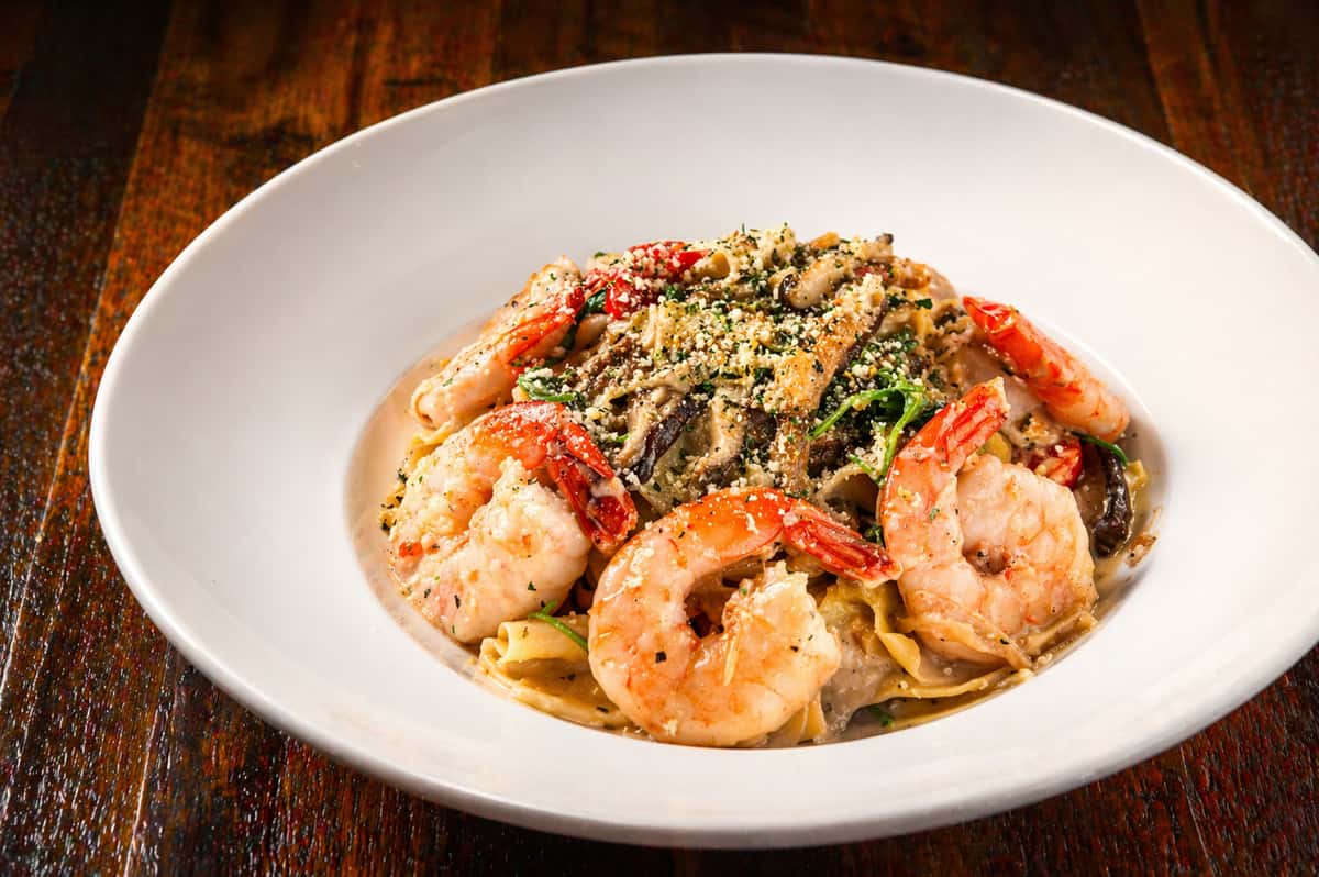 Shrimp Pappardelle