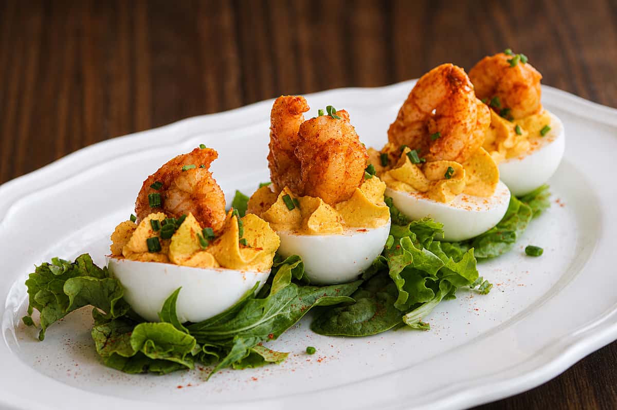 Stuffed Devilled Eggs