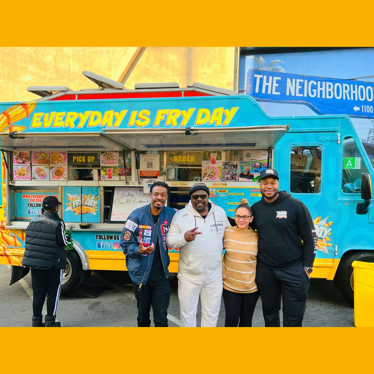 FryDay Food Truck gets the King of Comedy Approval "Cedric The Entertainer"