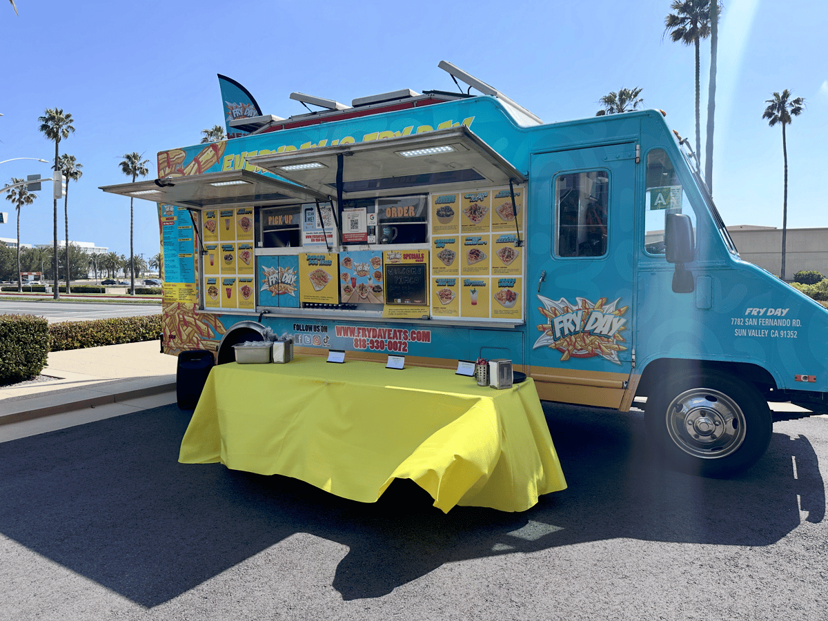 FryDay food truck representing the Van Nuys and West Valley food truck scene in Los Angeles