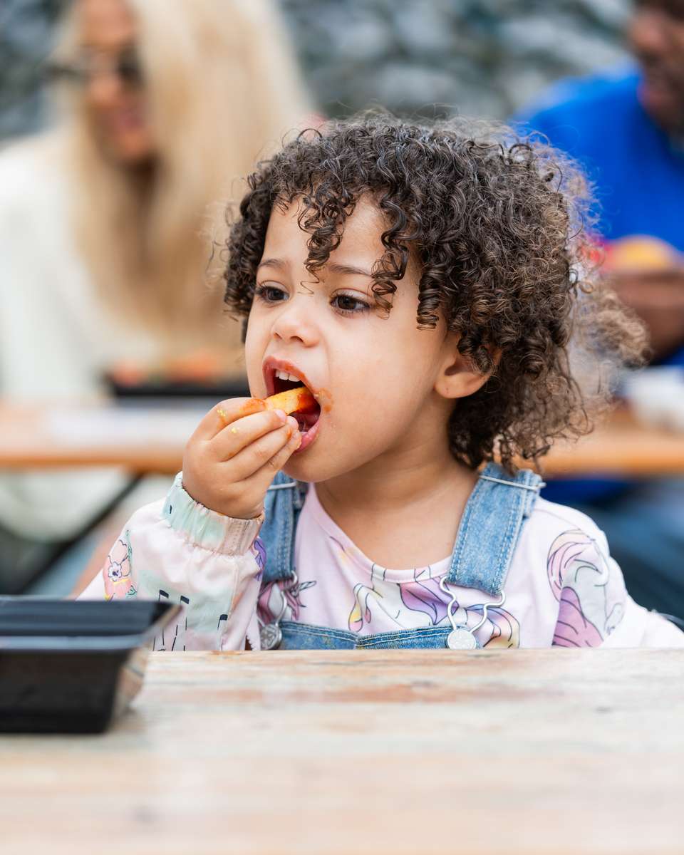 child eating