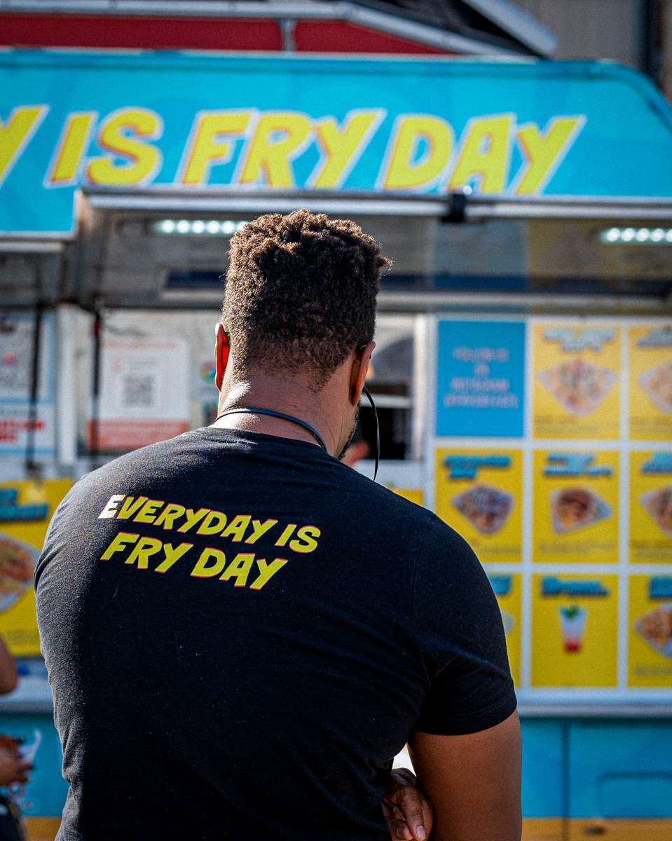Witness FryDay's transformation from food truck startup to Los Angeles catering empire, serving thousands with premium loaded fries and professional service. Catering empire LA, food truck growth story, business success