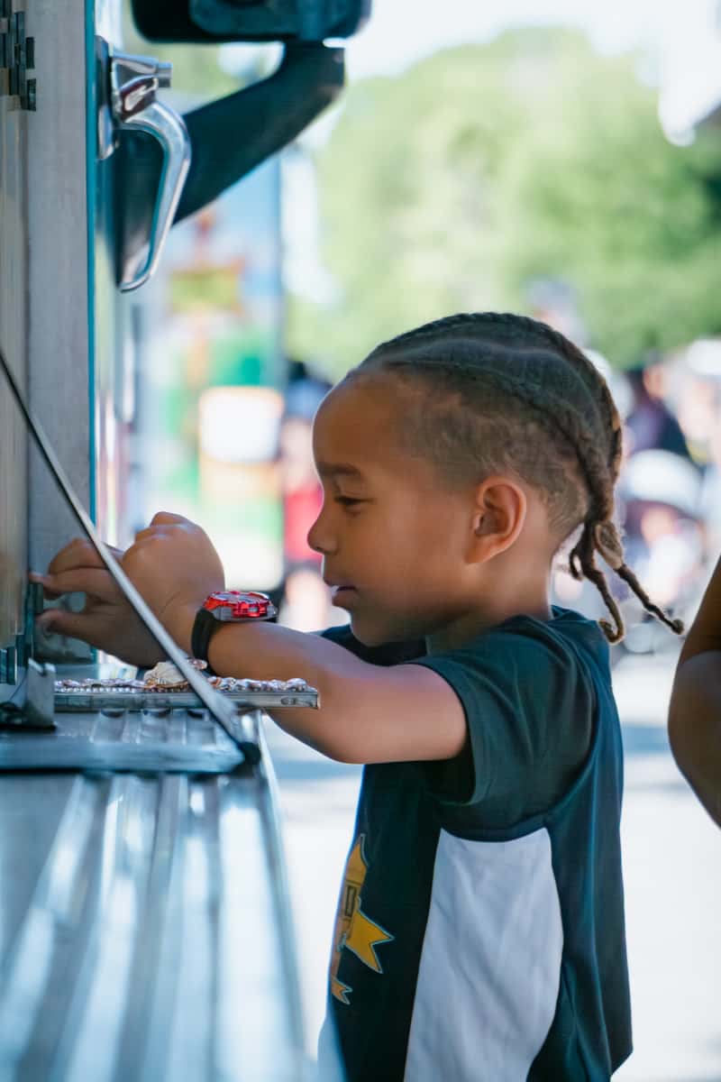 Cheer and dance competition catering in Los Angeles from the FryDay food truck