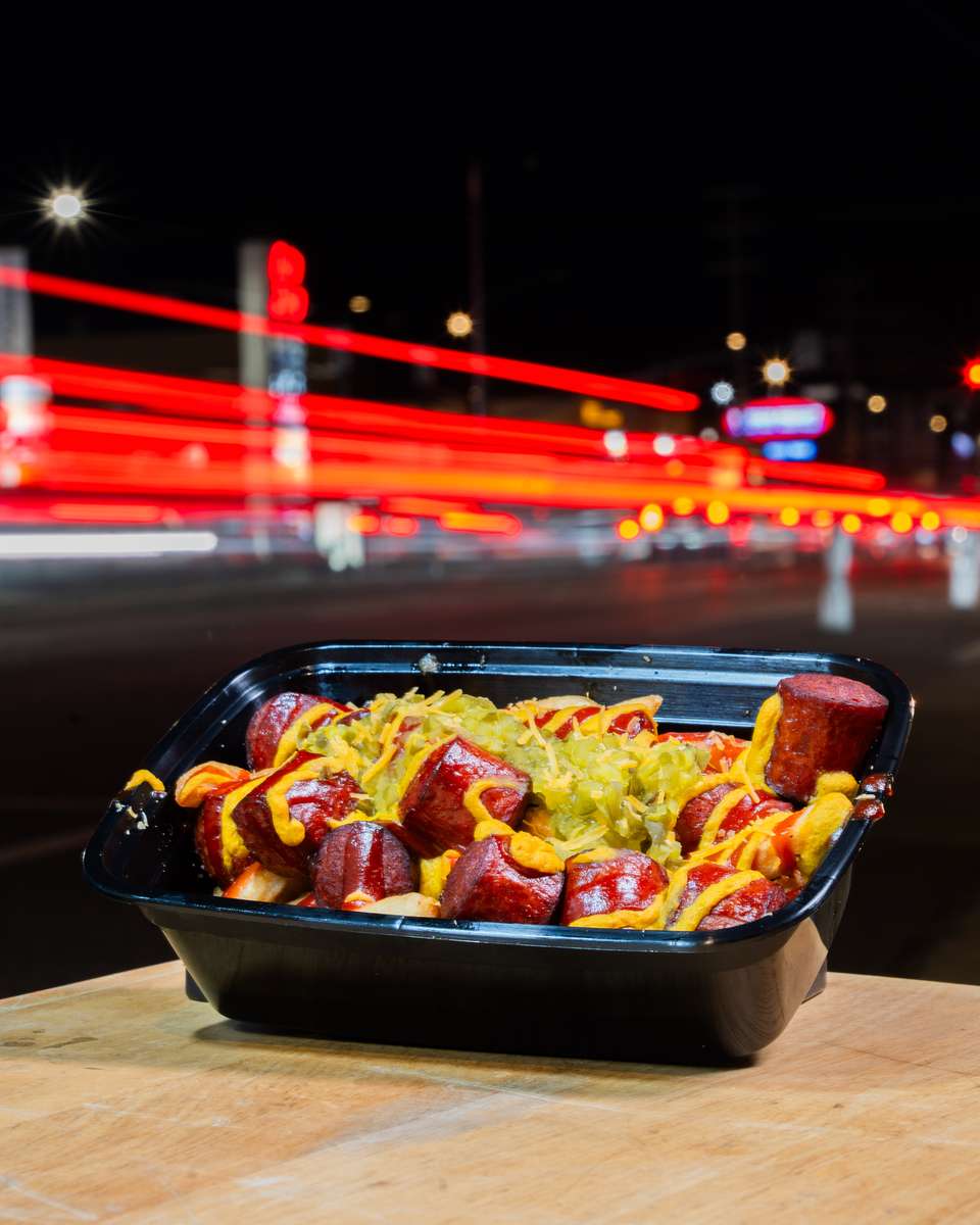 FryDay gourmet loaded fries at a graduation party celebration in Los Angeles