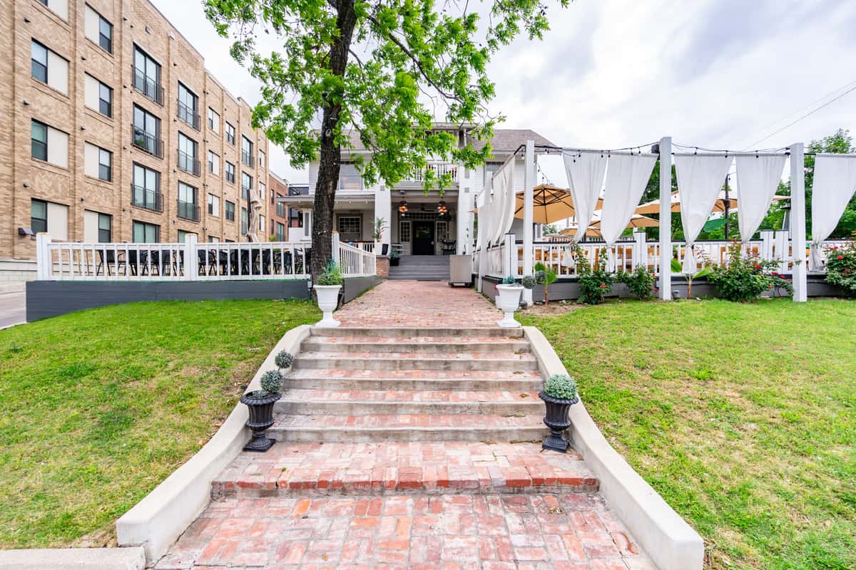 Patio event space entrance to Selda