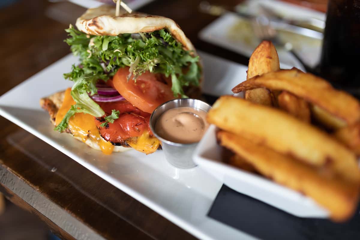 Burger and Fries