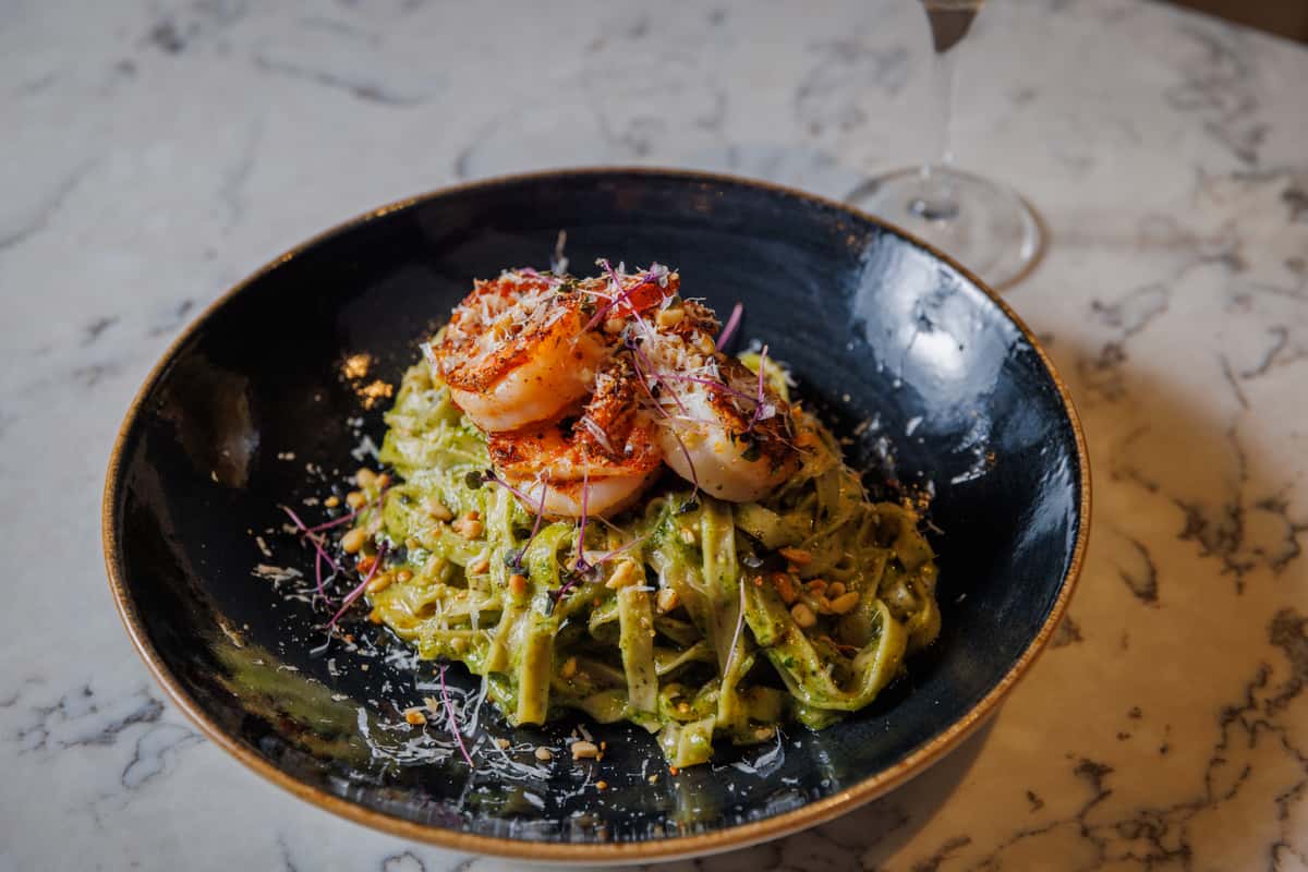 Blackened Shrimp Fettuccine