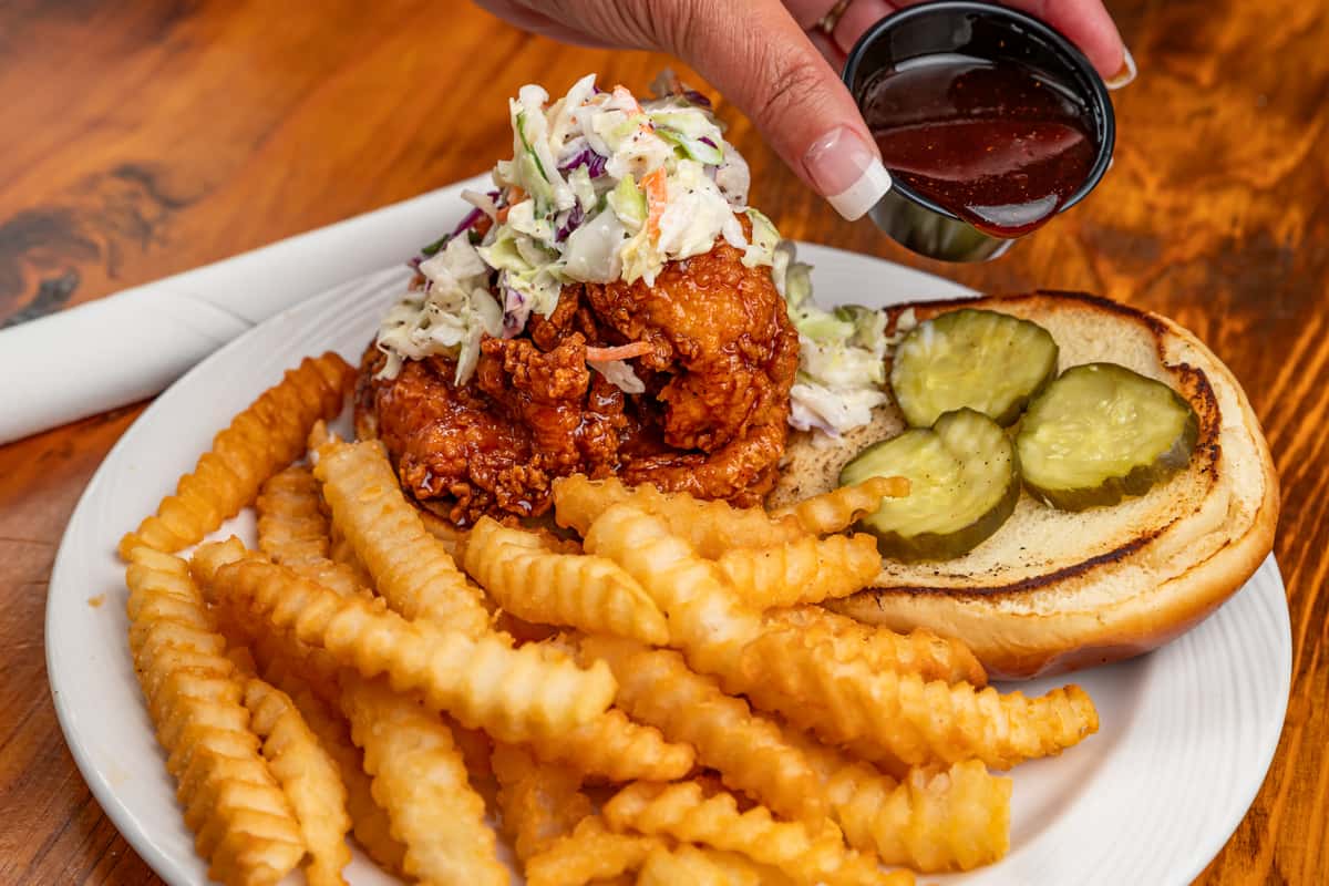 GA Hot & Sticky Chicken Sandwich