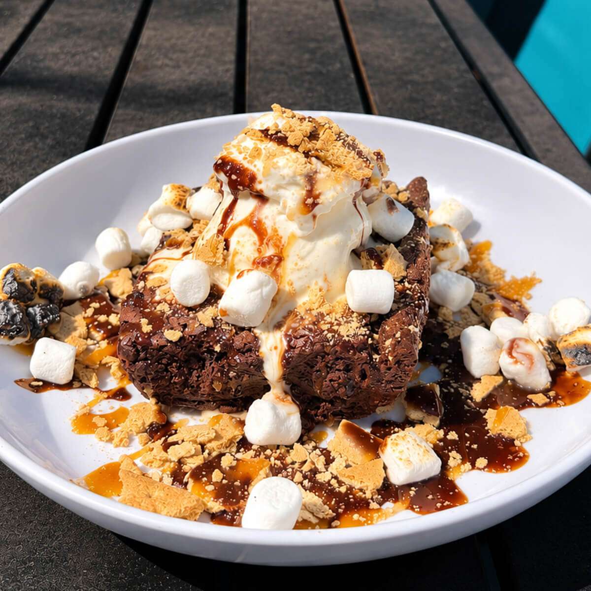 S'mores Brownie Sundae