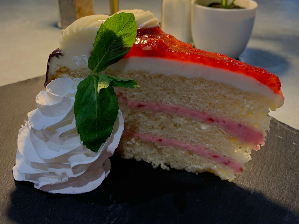 Strawberry Jubilee Cake