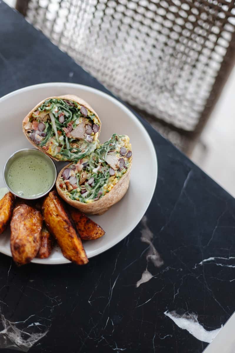 Delicious Mexicali Burrito made with love at New General Cafe