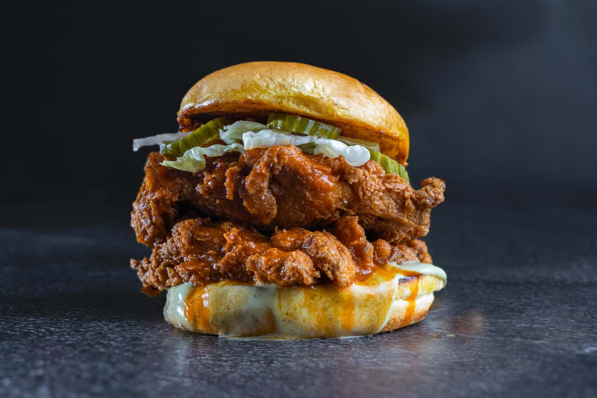 double patty burger