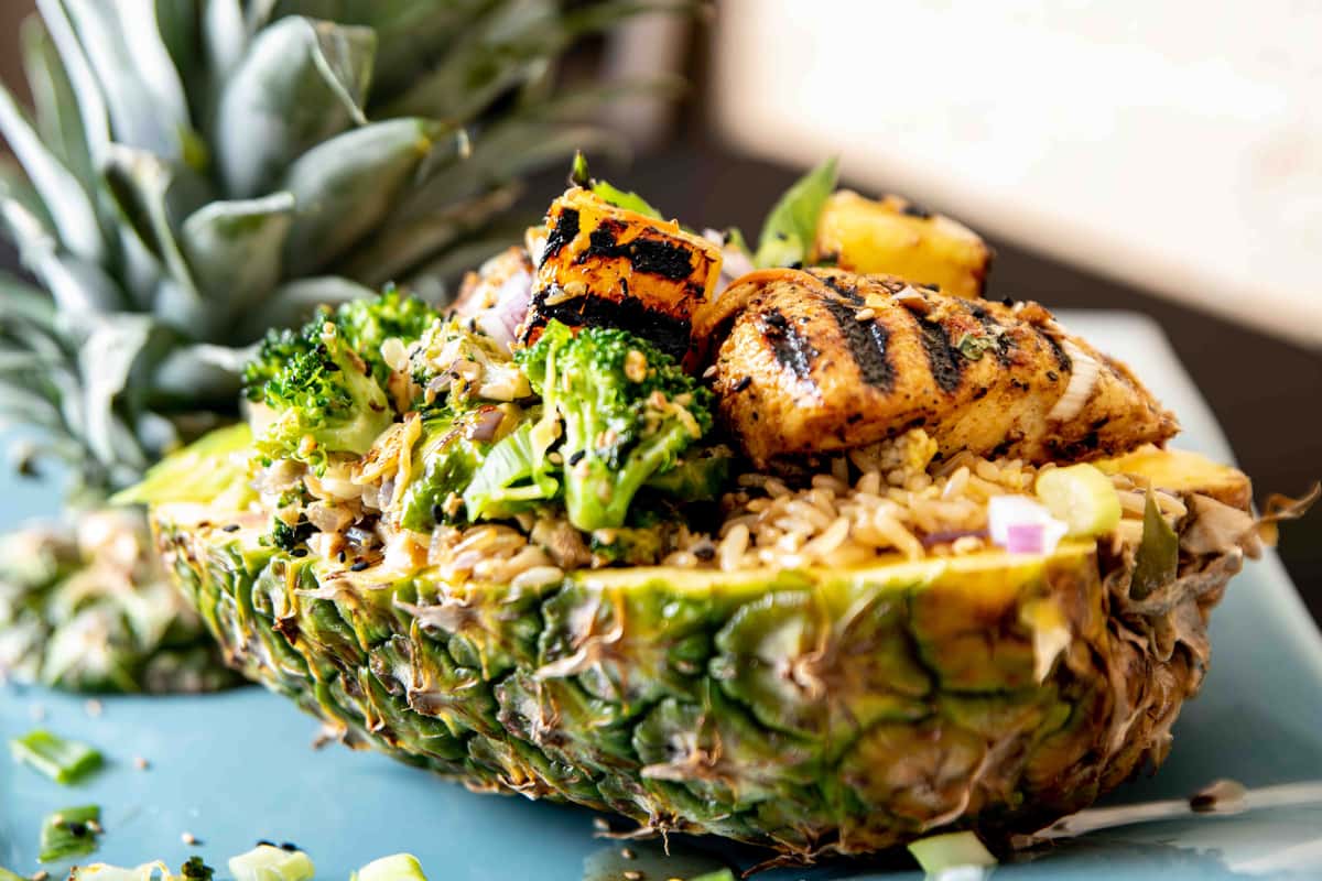 Grilled Chicken Pineapple Bowl