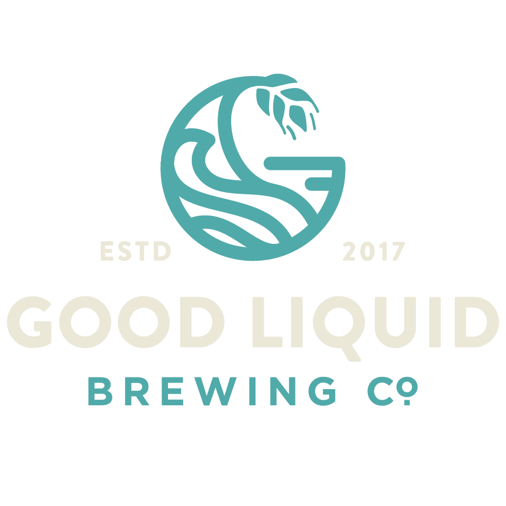 teal and white logo