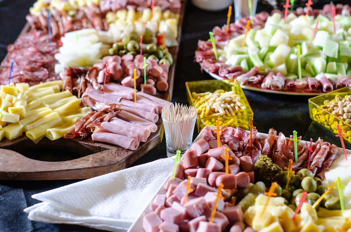 catering spread