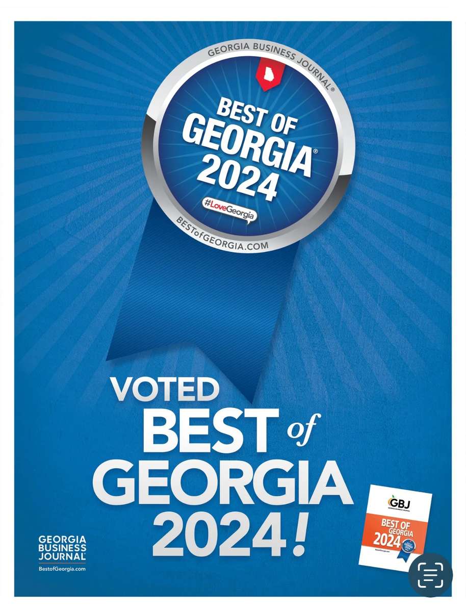 Voted best of Georgia 2024 award