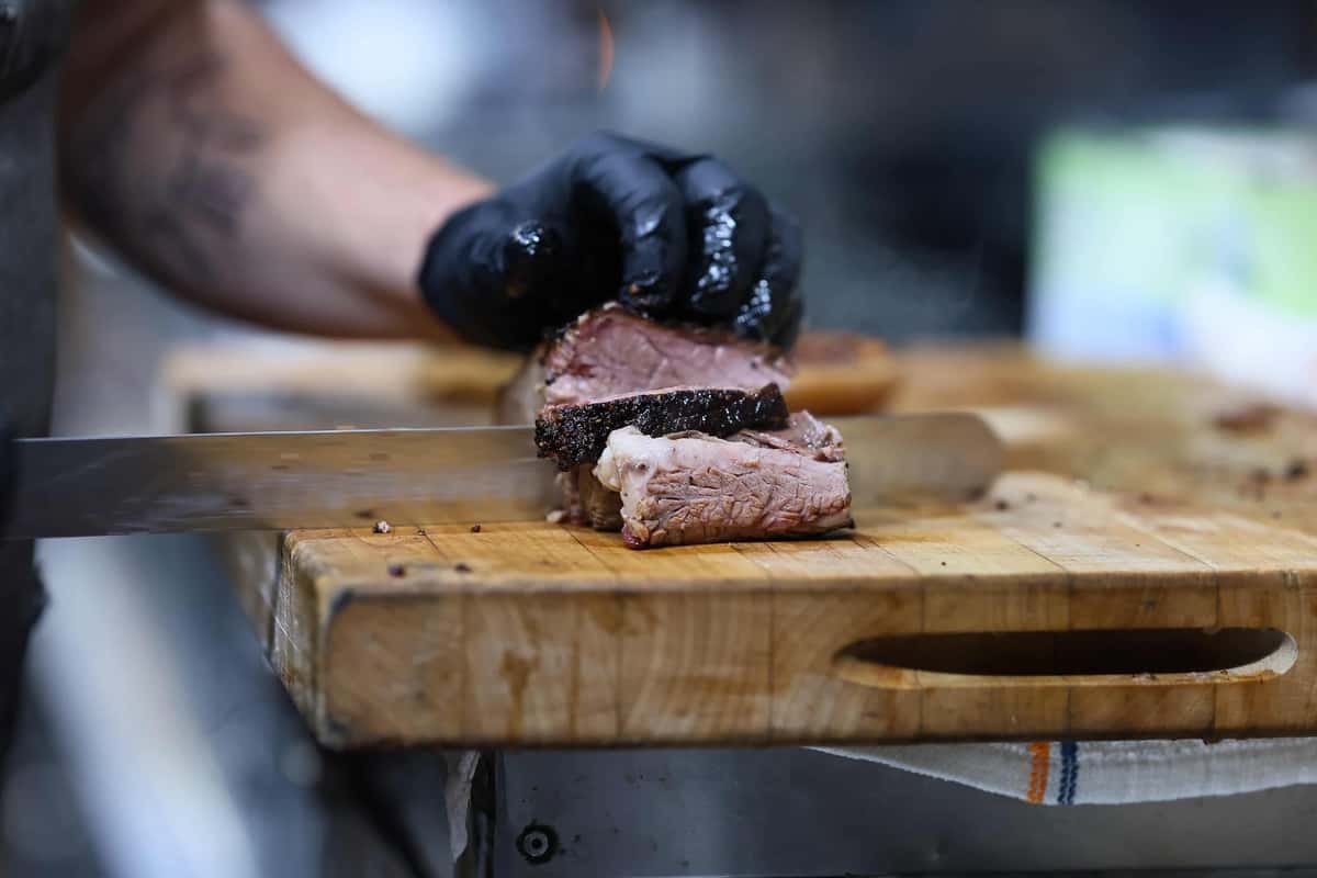 sliced brisket