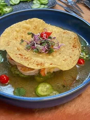 Poseidon Del Mar Aquachile with Shrimp