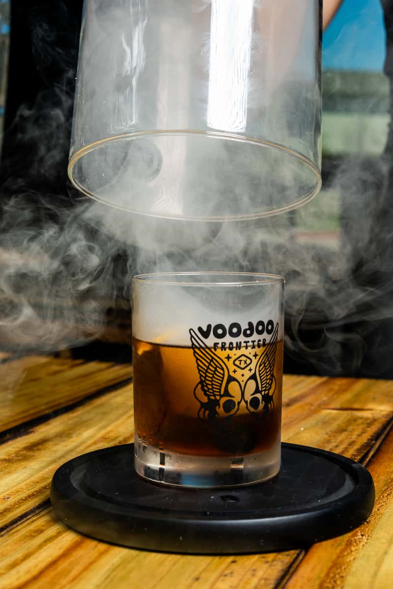 Orange Charcoal Smoked Old Fashioned