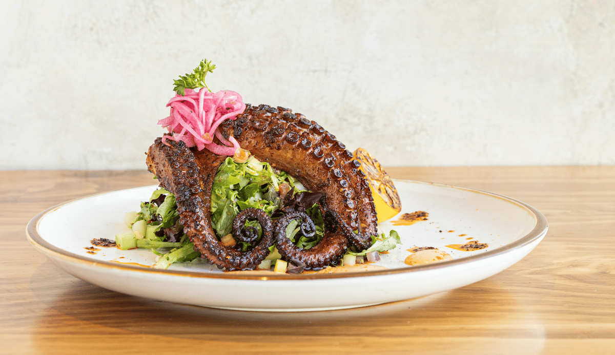 pulpo a las brasas