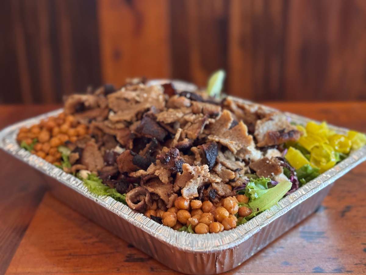 Medi Salad with Shaved Beef and Lamb Family Meal