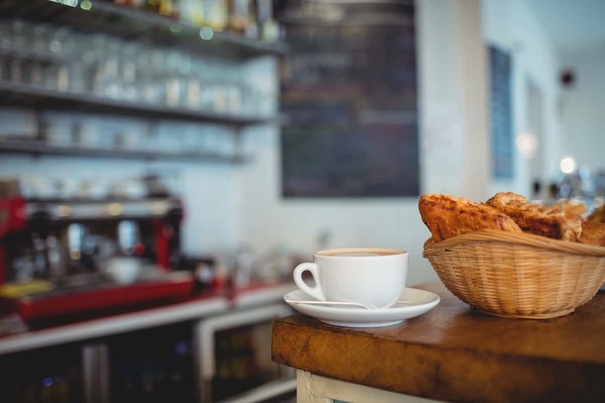 Coffee and bread