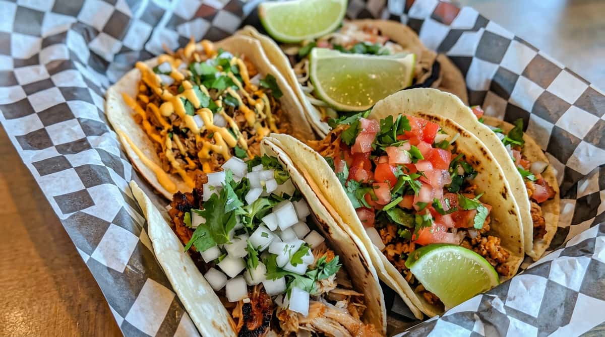 assorted tacos