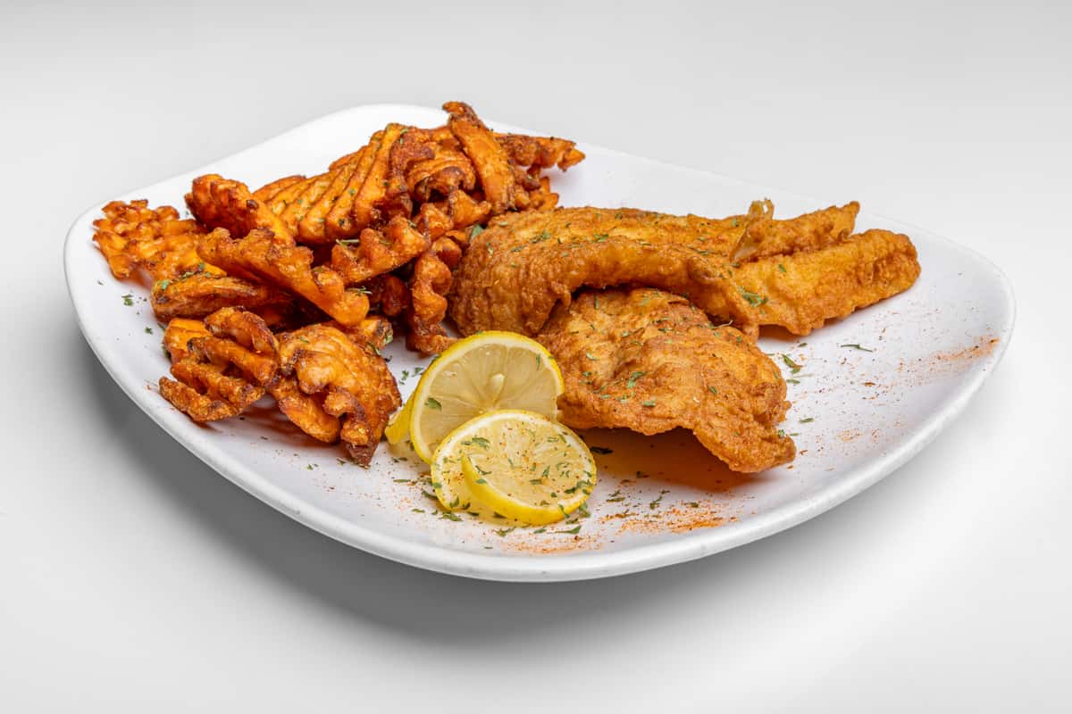 Fried Grouper Plate
