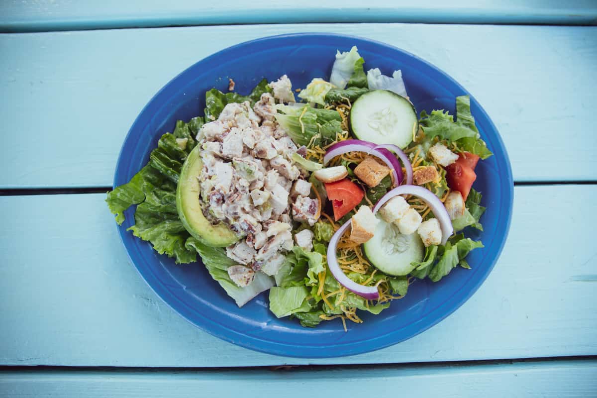 chicken salad plate