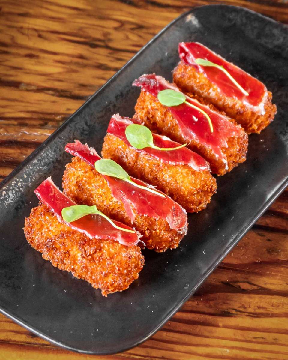 Spain without croquettes, and ours are made with Ibérico ham and chicken.