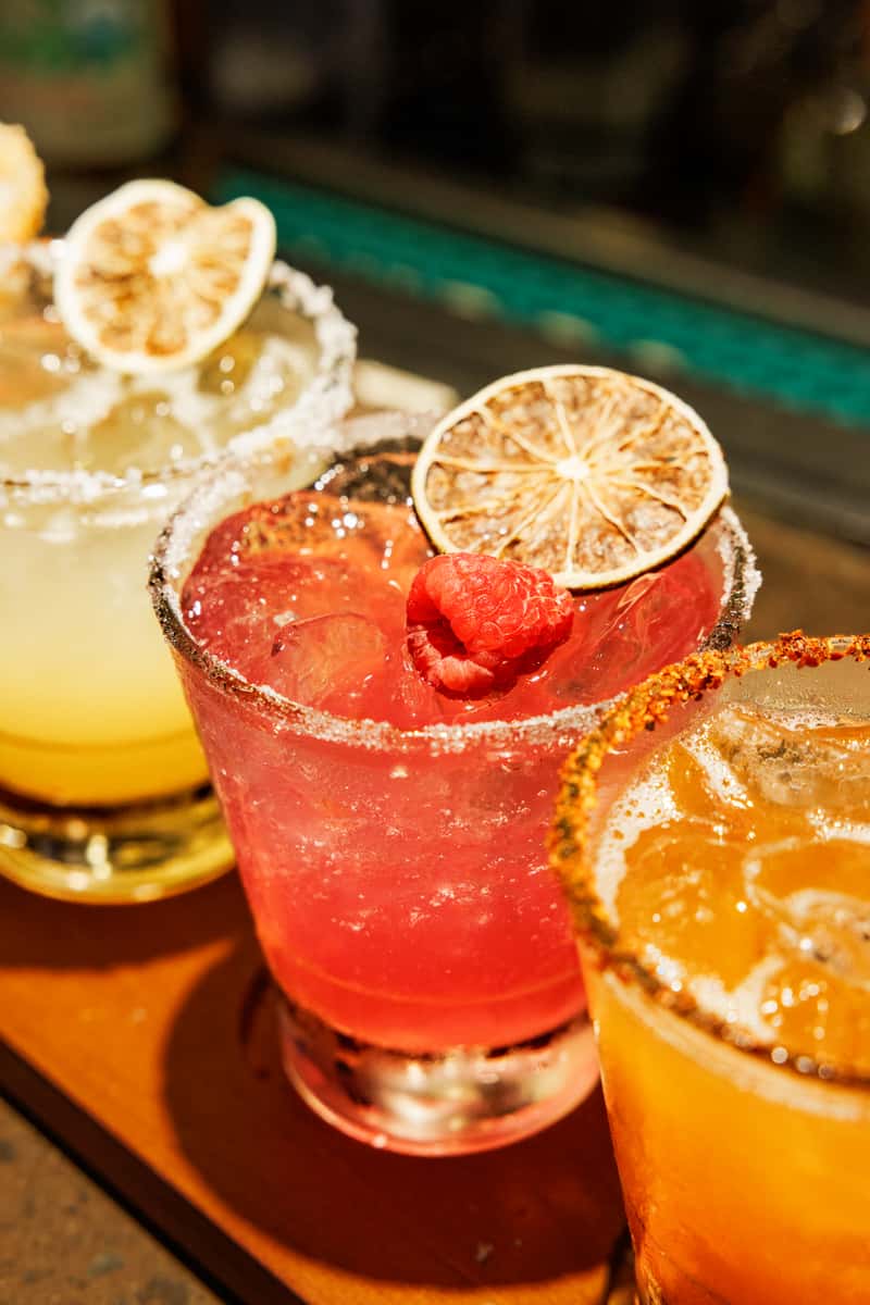 Cocktails closeup