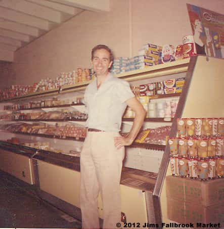 Jim's Fallbrook Market vintage interior