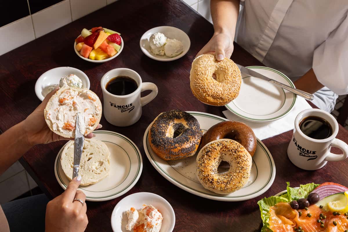 Bagel Tray + Lox Spread