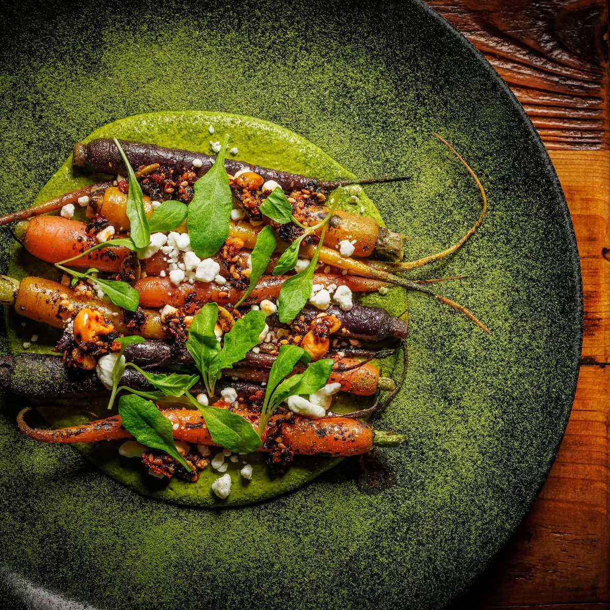 Chilli dish served with toppings on a sauce