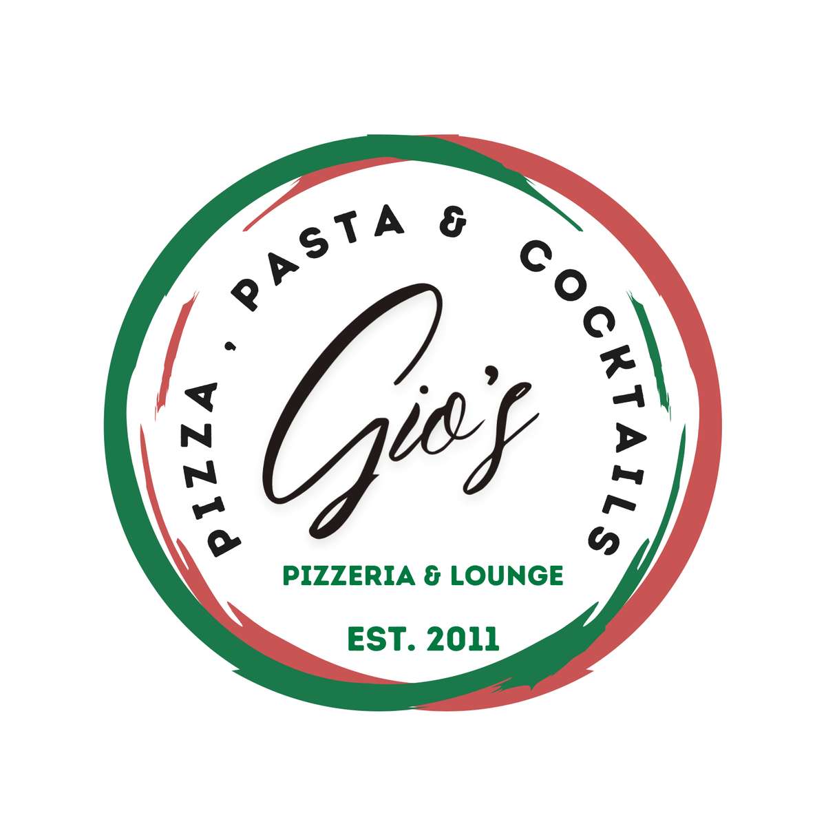 Updated Logo: Gio's Pizza, Pasta & Cocktails - Pizzeria & Lounge EST. 2011