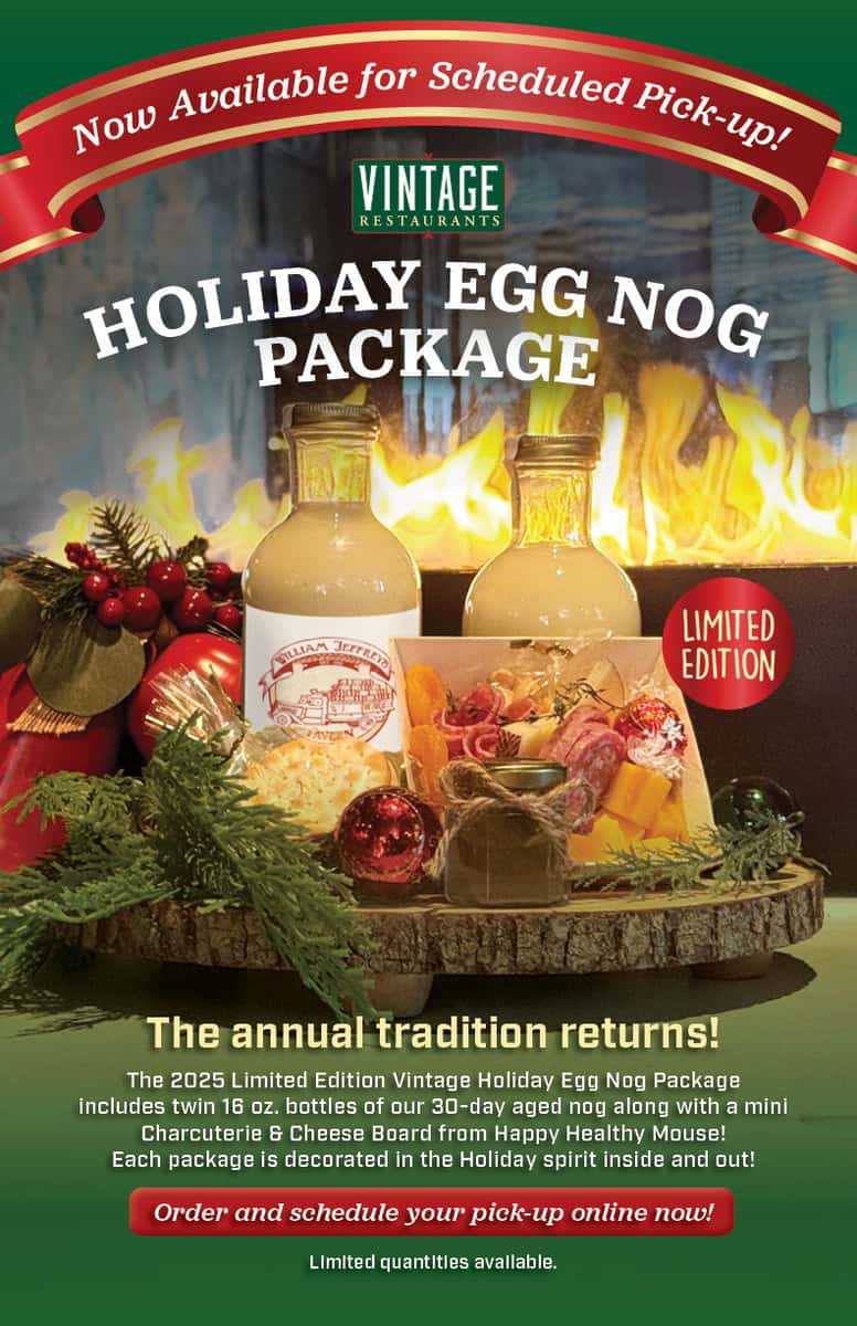 2025 Limited Edition Vintage Holiday Egg Nog Package